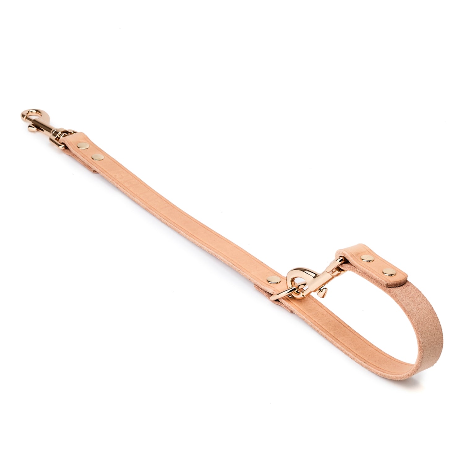 2 Dogs Leash Leather Leash Coupler Nature