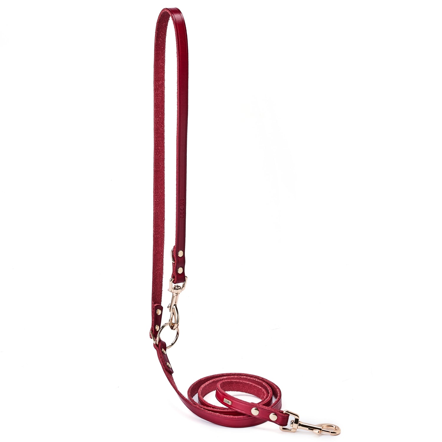 Adjustable Hands Free Leash Red