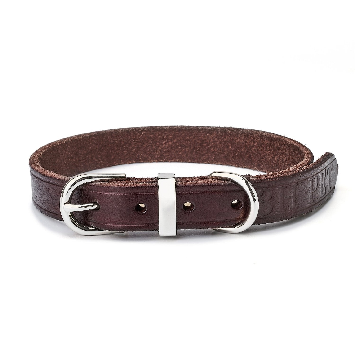 Classic Leather Collar Brown