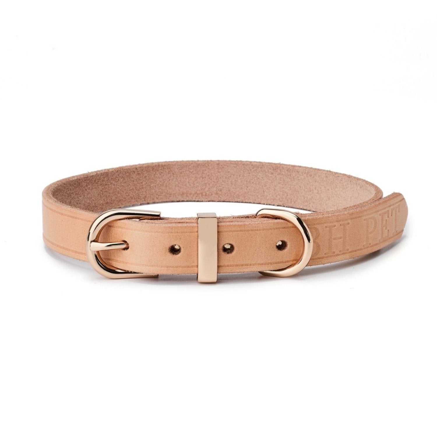 Classic Leather Collar Nature