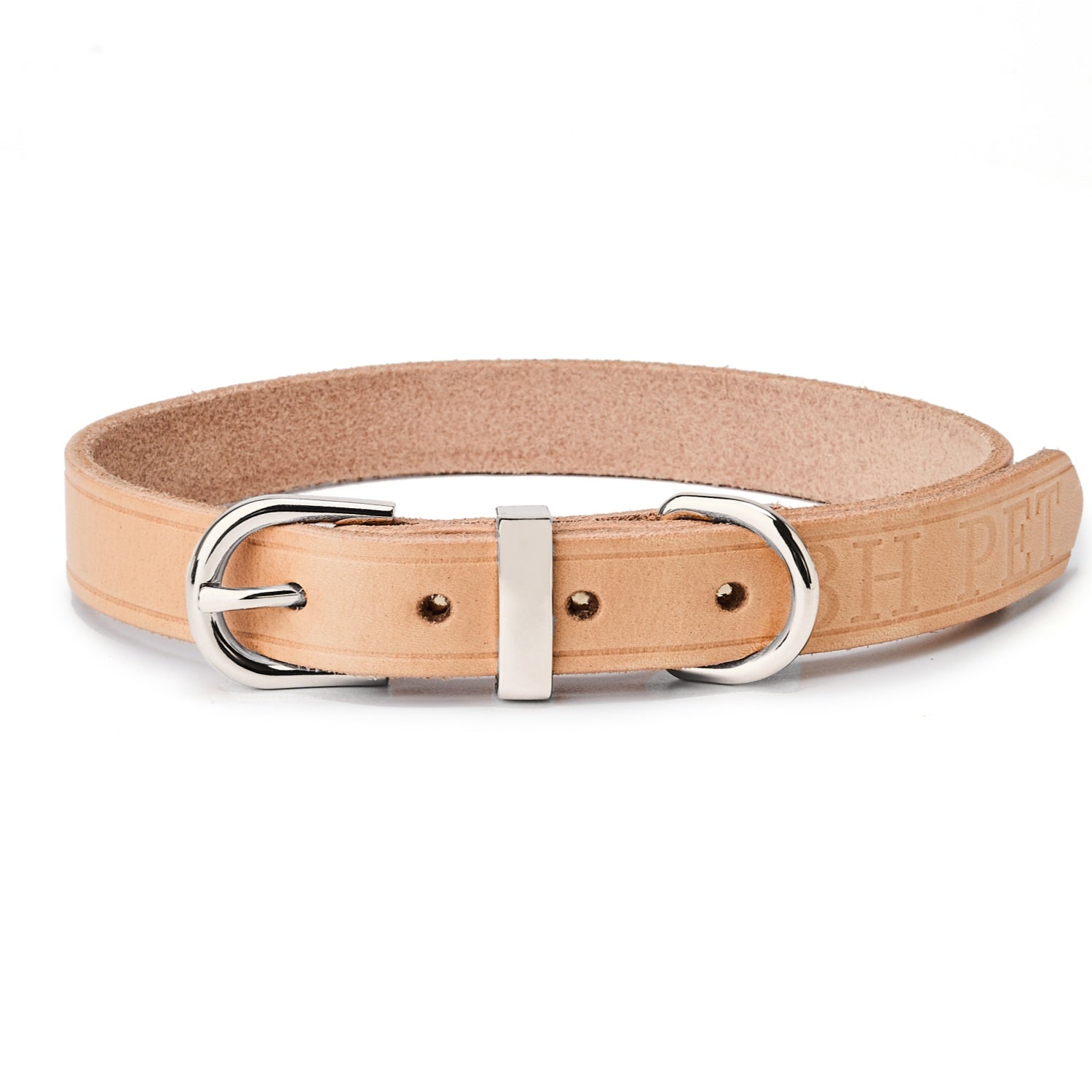 Classic Leather Collar Nature
