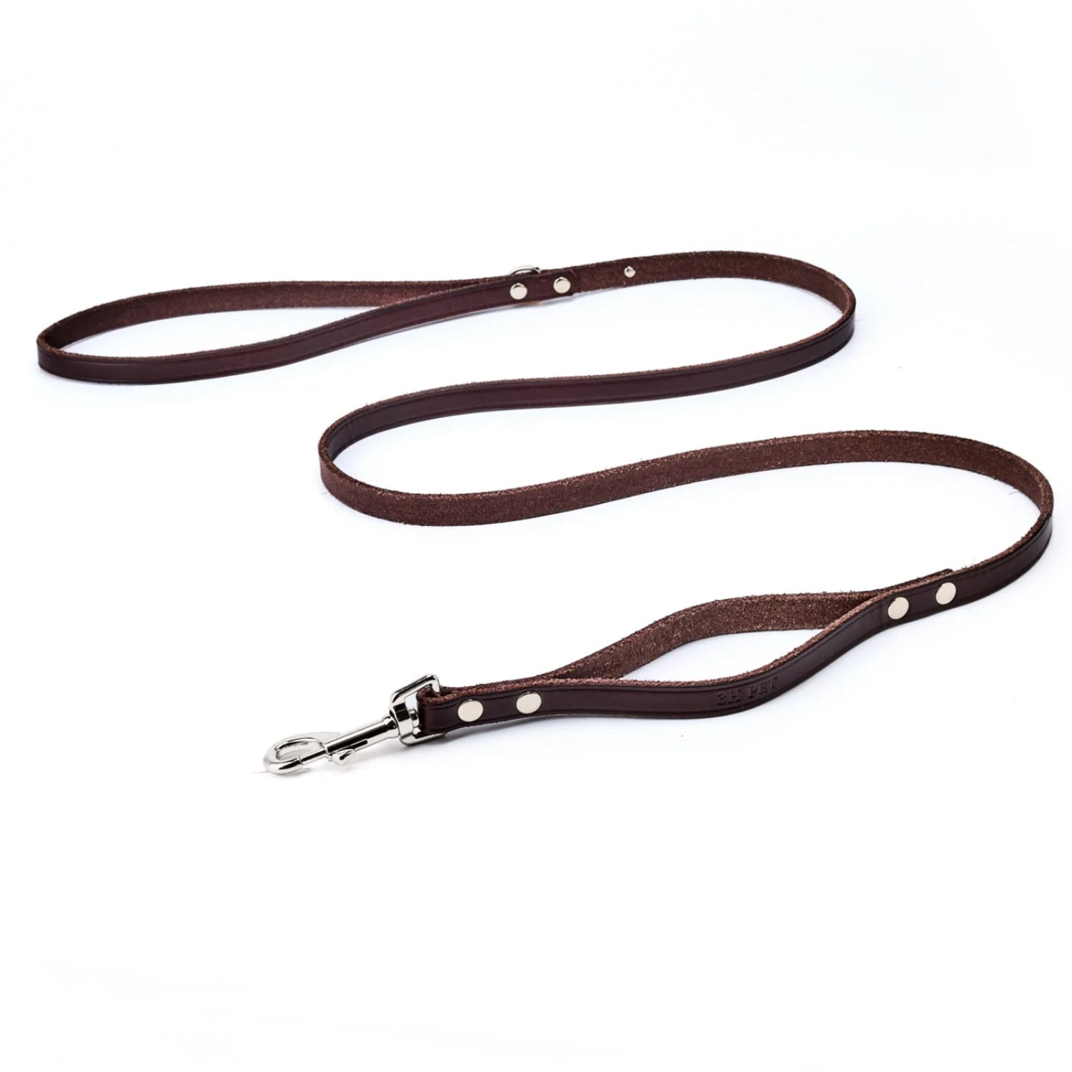 Double Handle Leash Brown