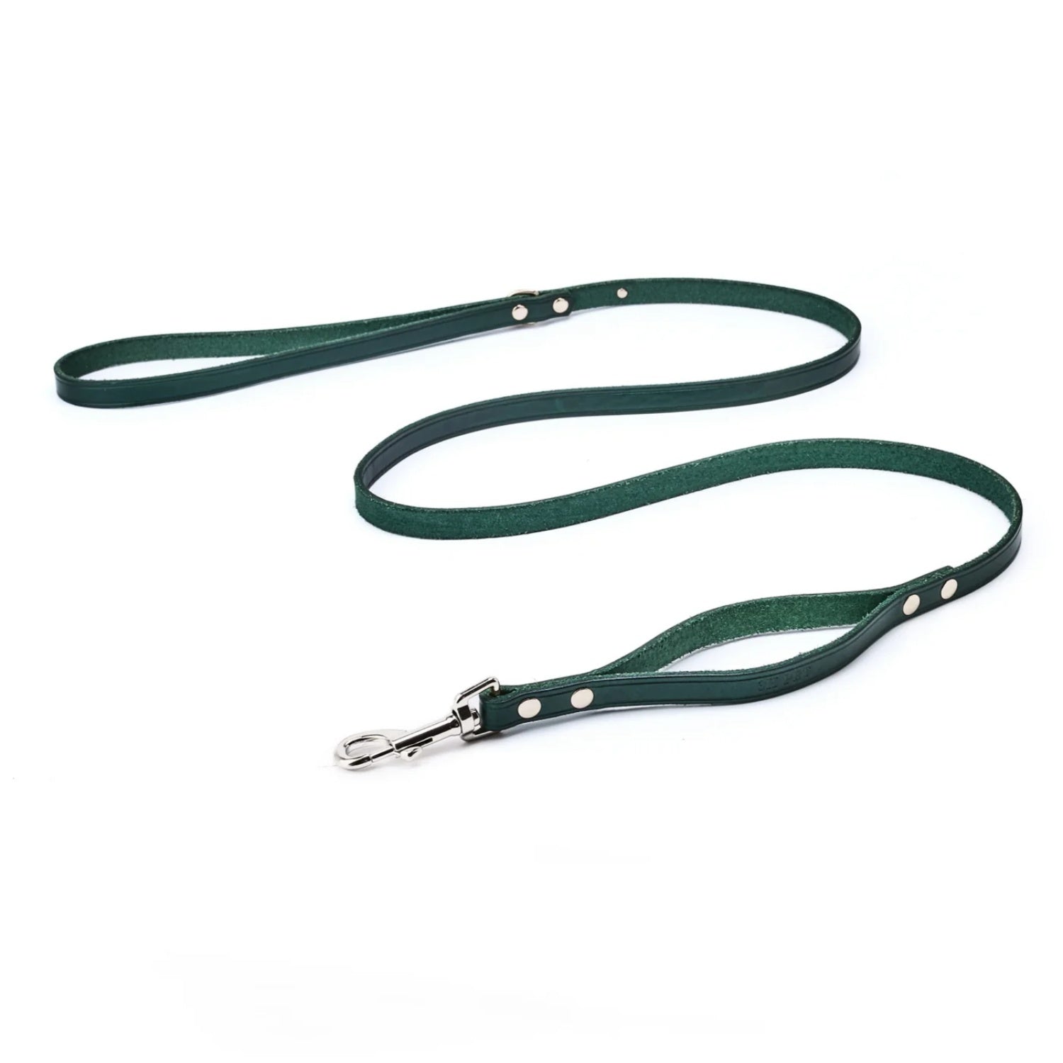 Double Handle Leash Green