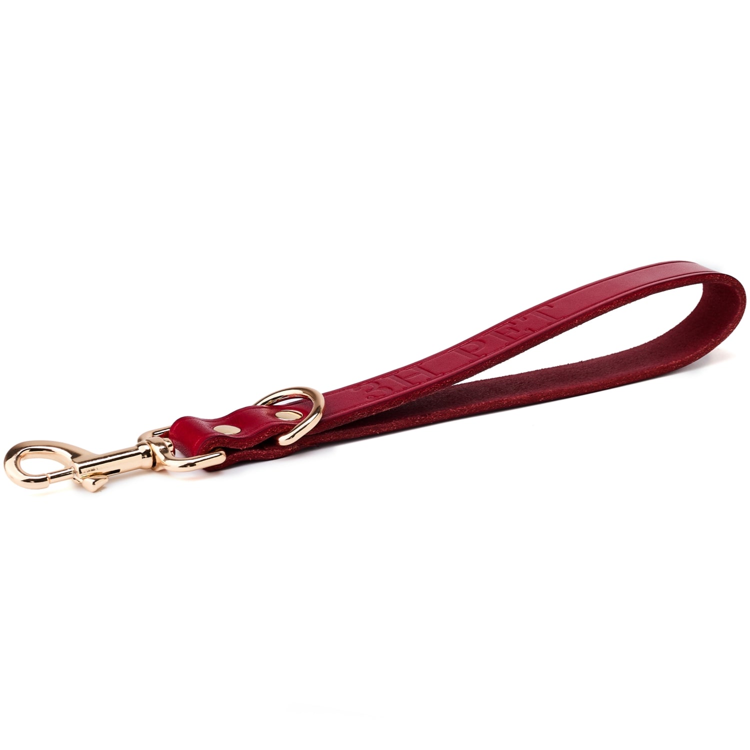 Traffic Lead Short Training Leash Red