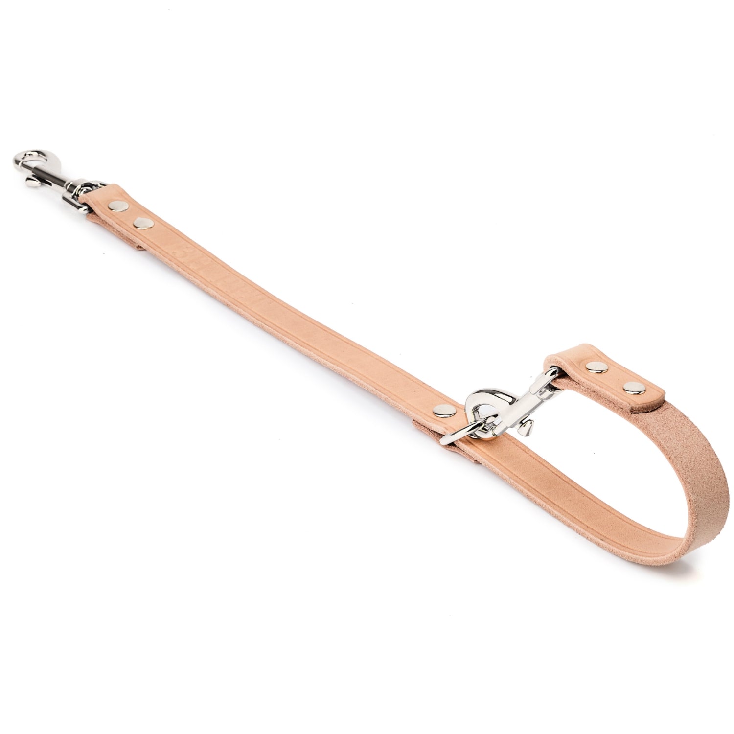 2 Dogs Leash Leather Leash Coupler Nature 